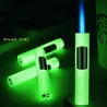 Briquet en métal coupe-vent - lumineux dans l'obscurité