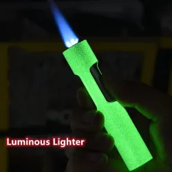 Briquet en métal coupe-vent - lumineux dans l'obscurité