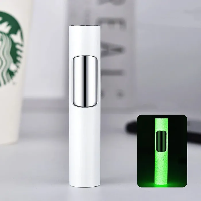 Briquet en métal coupe-vent - lumineux dans l'obscurité