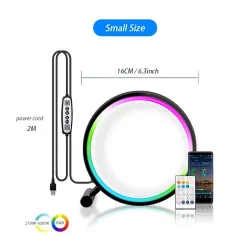 Lumière ambiante intelligente - lampe de nuit - contrôle d'application - USB - LED - RVB