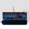 Clavier / repose-poignet - coussin de soutien - patin antidérapant - RGB - LED