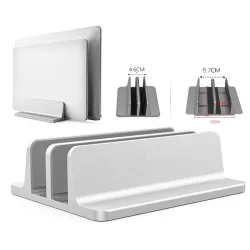 Support pour ordinateur portable à deux fentes - support en aluminium - réglable