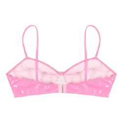 Soutien-gorge sexy en cuir - sans armature