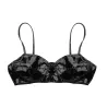 Soutien-gorge sexy en cuir - sans armature