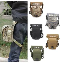 Sac à bandoulière / taille / jambe militaire - toile
