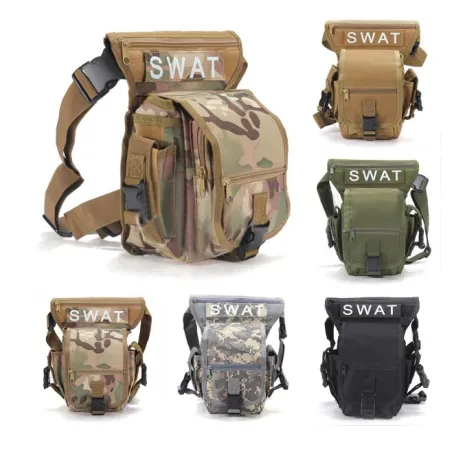 Sac à bandoulière / taille / jambe militaire - toile