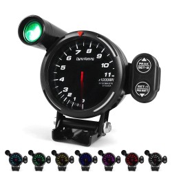 Tachymètre moto - RPM - compteur de vitesse - LED 7 couleurs - avec Shift Light / Peak Warning