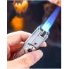 Briquet jet turbo - triple flamme - coupe-vent