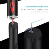 Briquet à gaz torche en métal - coupe-vent - flamme réglable