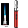 Briquet à gaz torche en métal - coupe-vent - flamme réglable