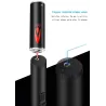 Briquet à gaz torche en métal - coupe-vent - flamme réglable