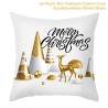 Decorative Christmas cushion cover - black / gold - 45 * 45 cmCushion covers