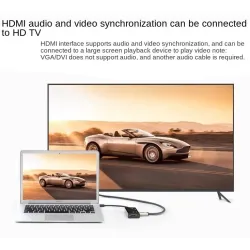 Mini Displayport vers HDMI - adaptateur - Thunderbolt 3 en 1 - convertisseur