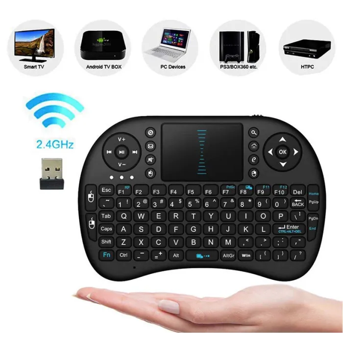 Télécommande Android TV Box - pavé tactile - PC - Bluetooth - clavier anglais