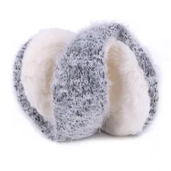 Cache-oreilles d'hiver chauds - pliables - laine tricotée / peluche