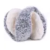 Cache-oreilles d'hiver chauds - pliables - laine tricotée / peluche