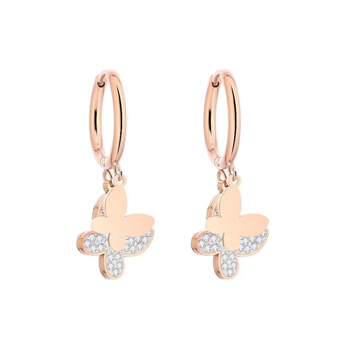 Petites créoles - avec papillons suspendus