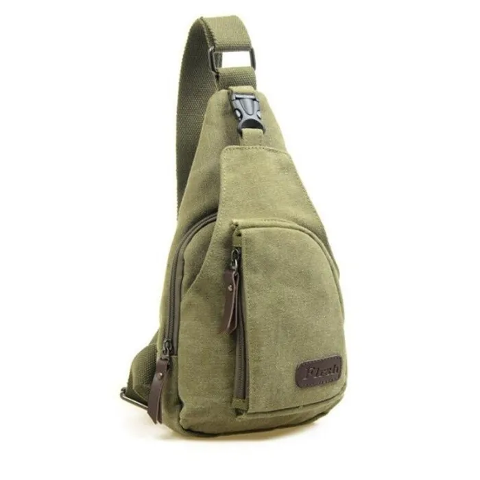 Sac à dos en toile pour homme - sac à bandoulière / bandoulière