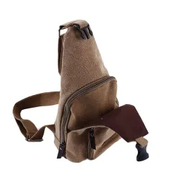 Sac à dos en toile pour homme - sac à bandoulière / bandoulière