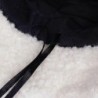 Bonnet en laine d'agneau - type seau - imprimé symbole flèche