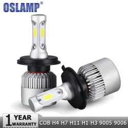 OSLAMP - COB 12V - 24V LED - phares de voiture - ampoule - faisceau Hi-Lo - 72W - 8000LM - 6500K - 2 pièces