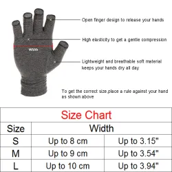 Gants de compression thérapeutique - soulagement de la douleur arthritique - coton