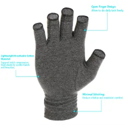 Therapeutic compression gloves - arthritis pain relief - cottonMassage