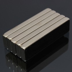 N52 - aimant néodyme - bloc puissant - 40 * 10 * 4mm - 5 pièces