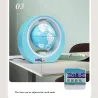 Enceinte Bluetooth - lévitation magnétique - globe terrestre flottant - avec horloge