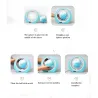 Enceinte Bluetooth - lévitation magnétique - globe terrestre flottant - avec horloge