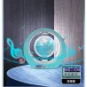 Enceinte Bluetooth - lévitation magnétique - globe terrestre flottant - avec horloge