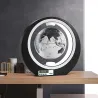 Enceinte Bluetooth - lévitation magnétique - globe terrestre flottant - avec horloge