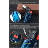 Mini briquet butane - flamme jet - coupe-vent - avec capuchon