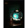 Humidificateur d'air à ultrasons - diffuseur d'huiles essentielles - forme de lune - LED
