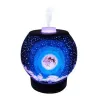 Humidificateur d'air à ultrasons - diffuseur d'huiles essentielles - forme de lune - LED