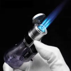 Mini briquet butane - coupe-vent - flamme réglable