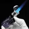 Mini briquet butane - coupe-vent - flamme réglable