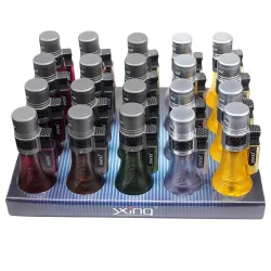 Mini briquet butane - coupe-vent - flamme réglable