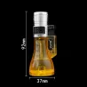Mini briquet butane - coupe-vent - flamme réglable