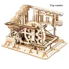 Marble Run - puzzle en bois 3D - blocs de construction - ville de nuit - set