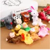 Marionnettes à doigts - forme d'animaux - poupées en peluche pour enfants - 10 pièces