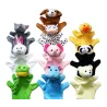 Marionnettes à doigts - forme d'animaux - poupées en peluche pour enfants - 10 pièces
