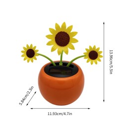 Fleur mobile Flip Flap - jouet solaire
