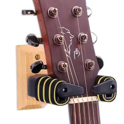 Support de guitare mural - antidérapant - avec verrouillage automatique