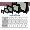 LED floodlight - outdoor reflector - ultra thin - waterproof - 220V / 110V - 10W - 20W - 30W - 50W - 100WFloodlights