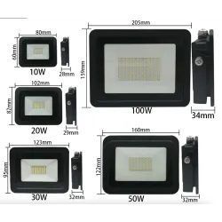 LED floodlight - outdoor reflector - ultra thin - waterproof - 220V / 110V - 10W - 20W - 30W - 50W - 100WFloodlights