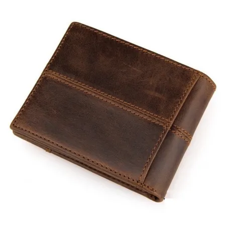 Elegant men's wallet - genuine cow leatherWallets