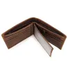 Elegant men's wallet - genuine cow leatherWallets