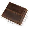 Elegant men's wallet - genuine cow leatherWallets