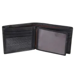 Portefeuille homme élégant - cuir de vachette véritable